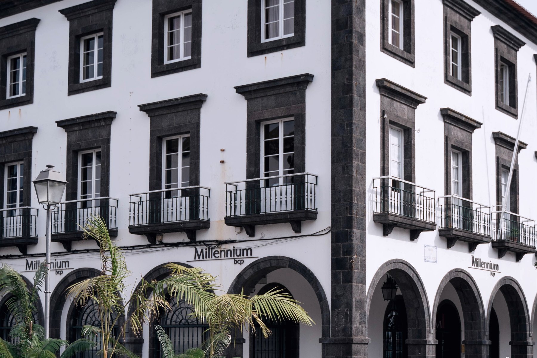 A square in Ponta Delgada, Portugal